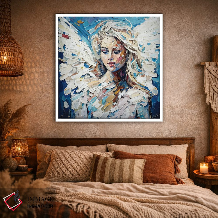 تابلو دکوراتیو فرشته هارمونی، نگهبان صلح اثر اولنا آرت - D1W