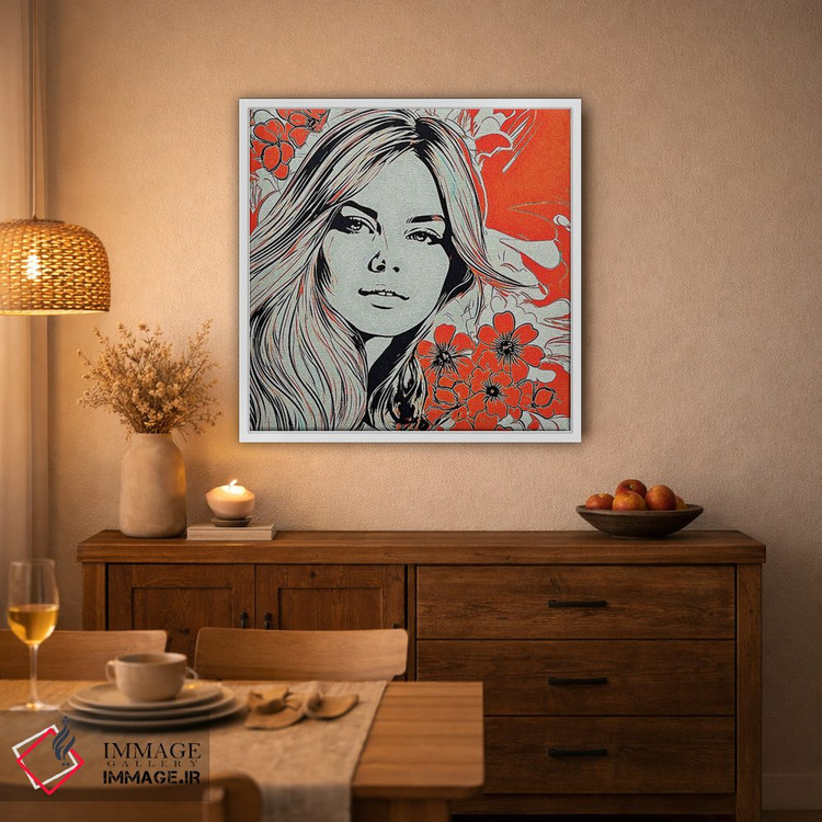 تابلو دکوراتیو فانتزی بهاری اثر اولنا آرت - D4W
