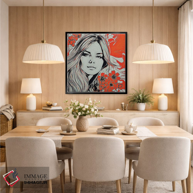 تابلو دکوراتیو فانتزی بهاری اثر اولنا آرت - D6B