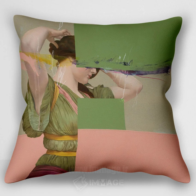 تصویر کاور کوسن «جولیا به سوی خدا»، با طرح پرترههای زنانه، با سبک نقاشی روغنی، اثر آنیا ولفینگ