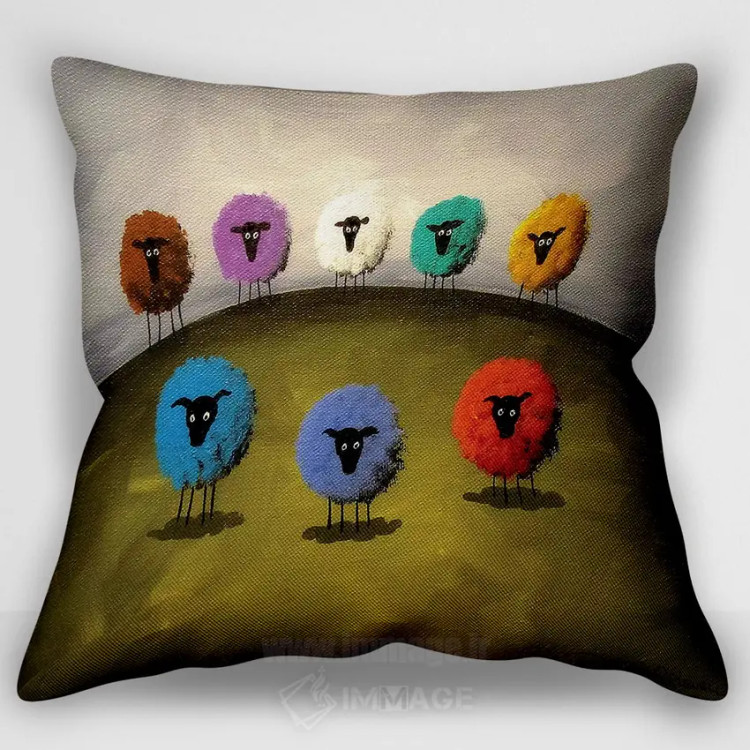 کاور کوسن «تنوع، دنیا را روشنتر میکند»، با رنگهای غالب زرد و کرم، اثر دبی کریسول