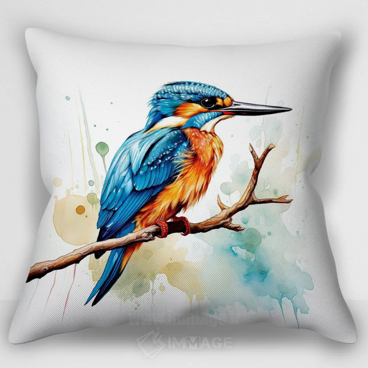 کاور کوسن «صیاد (پادشاهماهیخور) با آبرنگ»، اثر جین ریکس